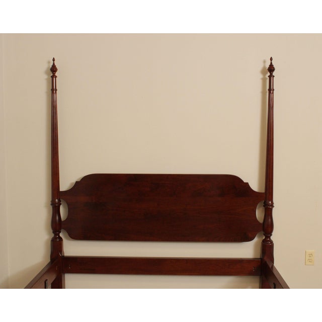 Stickley Renaissance Cherry Queen Size Poster Bed Chairish