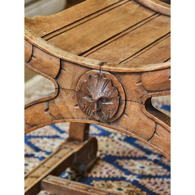 Antique Dagobert Armchair in Walnut For Sale - Image 6 of 10