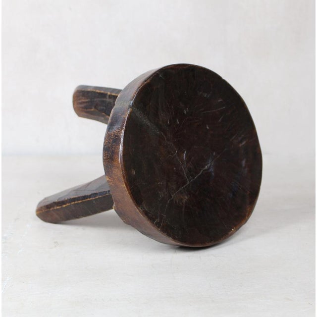 Hehe Iringa Stool in Wood For Sale - Image 5 of 7