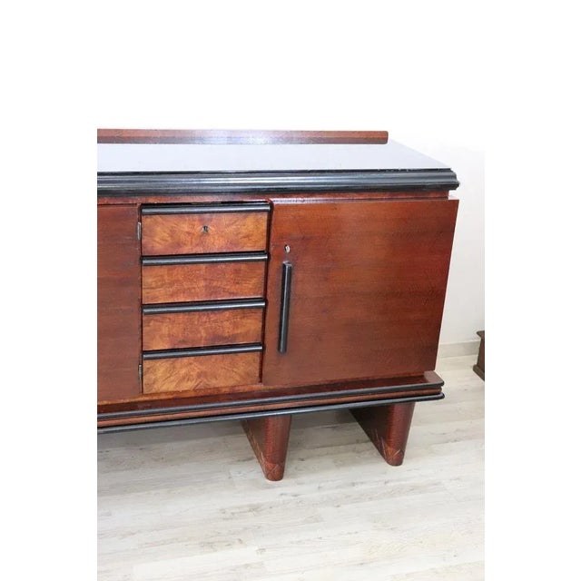 Brown Long Art Deco Sideboard For Sale - Image 8 of 13