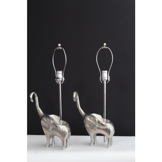 Mid 20th Century Robert Kuo Influence Sculptural Elephants - a Pair For Sale - Image 9 of 14