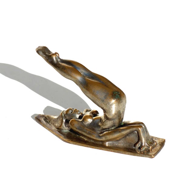 Annie Fokker Cottreau, Woman Figure, 1930, Silver Bronze Sculpture For Sale - Image 9 of 9