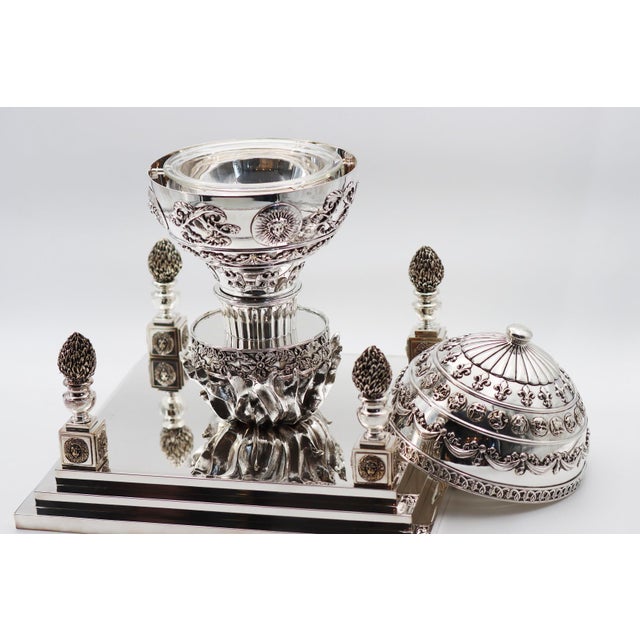La montgolfiere table centre - caviar display limited edition (50 copies), delivered with a certificate of authenticity...