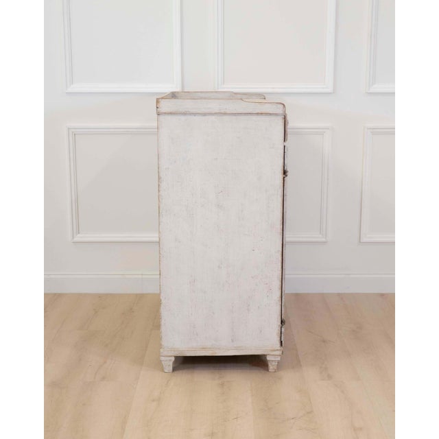 Dove Gray Swedish 19th Century Gustavian Sideboard For Sale - Image 8 of 8
