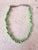 Lovely, vintage green turquoise beaded necklace.