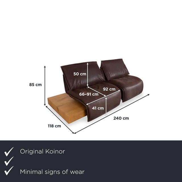 with the Koinor Free Motion Edit 3, you're getting a sofa that completely redefines what a two-seater can be. Two...