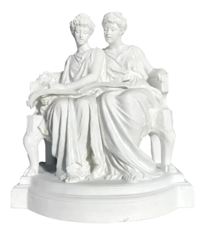 Victorian Porcelain Figural Group Edouard Lanteri Sculpture White Sevres Style Tariff Free Delivery