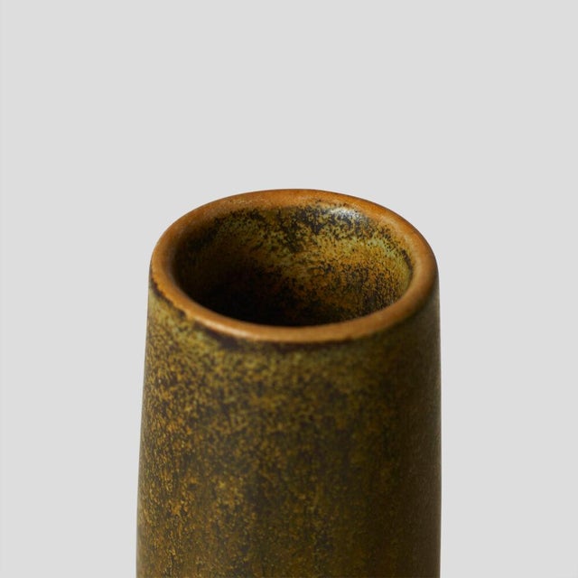 Narrow Stoneware Vase by Eva Stæhr-Nielsen For Sale - Image 4 of 5