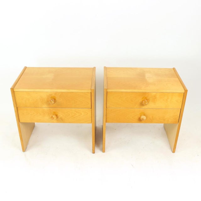 Vintage Square Bedside Tables from Up Závody, 1980s, Set of 2 For Sale - Image 6 of 14