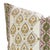Fabdivine Paan Patti Border Decorative Pillow Cover 24x24 Inch Linen Blend Block Print Cushion For Sale - Image 4 of 7