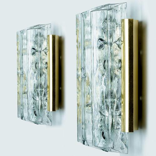 Metal Faceted Tubes Wall Lights attributed to Doria Leuchten, 1960s, Set of 2 For Sale - Image 7 of 16