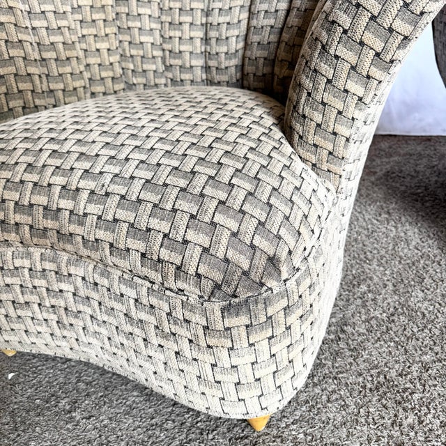 Post Modern Ascending Clam Shell Lounge Chairs - A Pair For Sale - Image 9 of 9