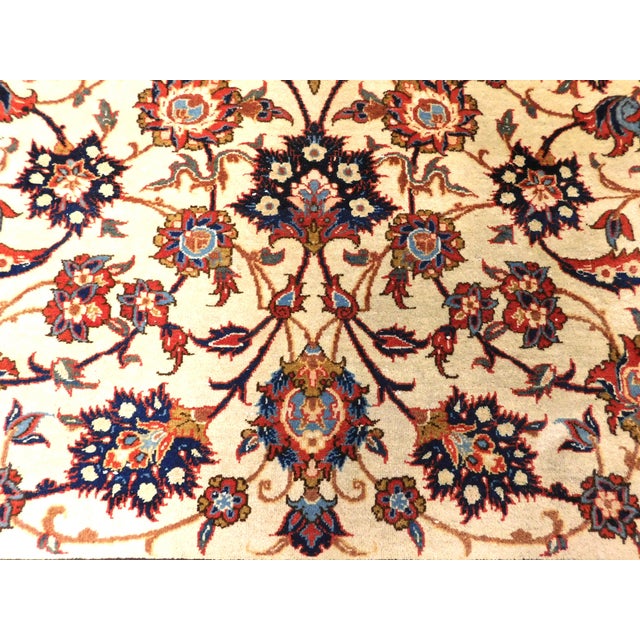 Vintage Hand Knotted Room Size Persian Rug. 9'3"x 12'6" For Sale - Image 14 of 18