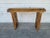 Wood Rustic Slab Wood Consolé Table For Sale - Image 7 of 13