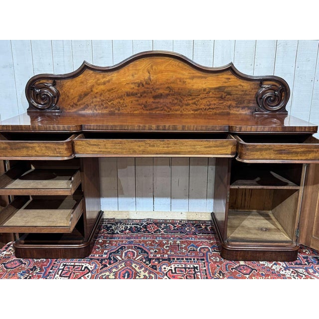 Brown 19th Century Victorian Mahogany Serving Cart For Sale - Image 8 of 18