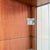 Mid-Century Modern Polish Wall Showcase Cabinet in Beveled Glass and Wood Veneer, 1960s For Sale - Image 14 of 15