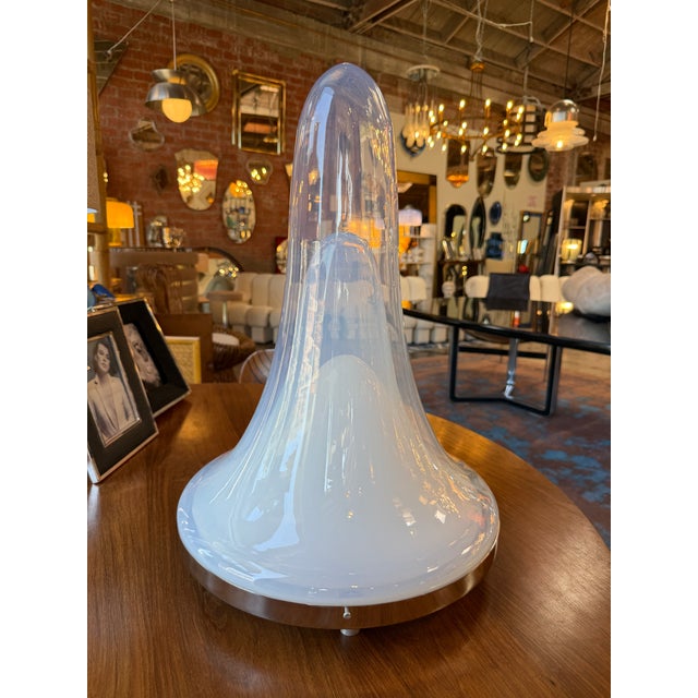 1970s Carlo Nason Ls144 Murano Glass Table Lamp for Mazzega, Italy For Sale - Image 11 of 11