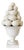 Vintage Portuguese Creamware Crackle Glaze Lemon Topiary for for Great City Traders San Francisco For Sale