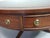 Victorian Mahogany Coffee Table with Leather Top on Brass Wheels from Heldense, 1980s For Sale - Image 12 of 16