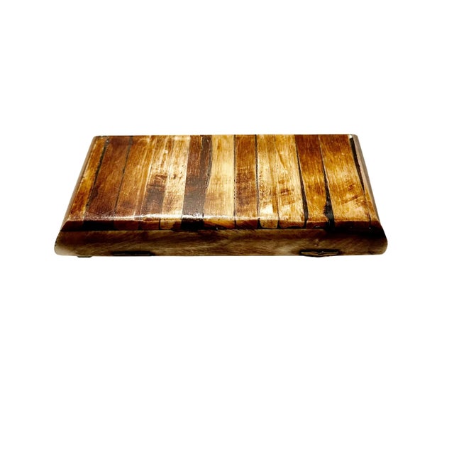 1900 - 1909 1900s Indian Bone and Pierced Brass Box For Sale - Image 5 of 5