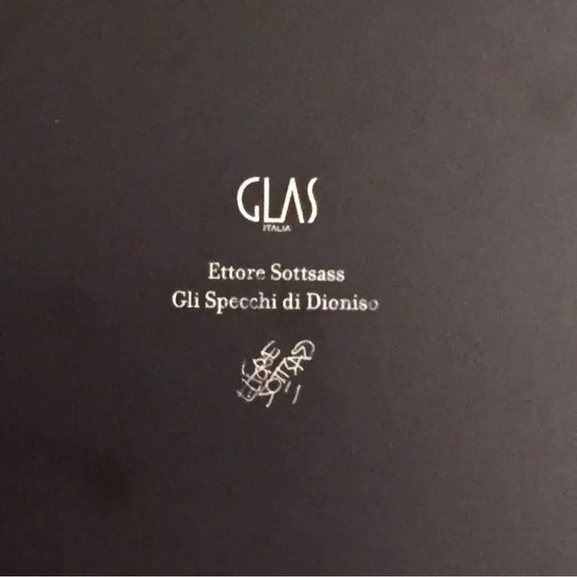 Ettore Sottsass 2007 Ettore Sottsass Postmodernism Colored Geometric Mirror for Glas Italia For Sale - Image 4 of 9