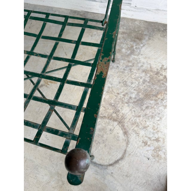 Metal Mid 20th Century Attributed to Mario Papperzini for Salterini Iron Garden Sofa For Sale - Image 7 of 18
