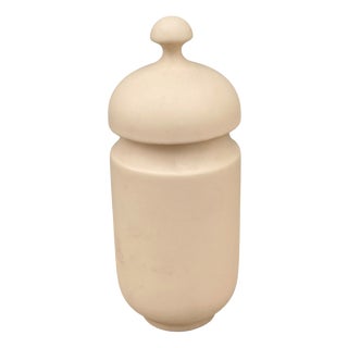 Space Age Ceramic Vase with Lid by Enzo Bioli for Il Picchio, Italy, 1970s For Sale