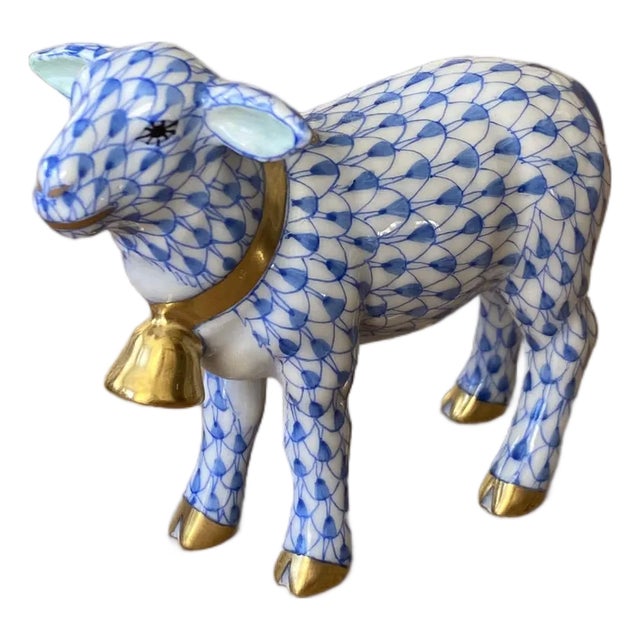 Herend Lamb With Bell For Sale