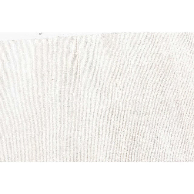 Modern Modern Beige Hand-Knotted Wool Runner by Doris Leslie Blau For Sale - Image 3 of 8