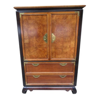 1980s Chinoiserie Style Armoire For Sale