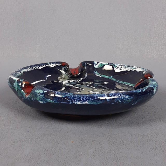 Ashtray from Umberto Ghersi Cervo Albissola, 1950s For Sale - Image 9 of 13