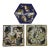Vintage Persian Swimming Fish Tiles 4" X 4" - Set of 3 For Sale