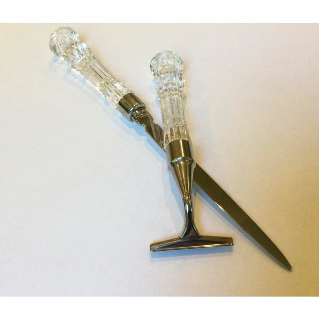 1970s Waterford Crystal Vanity Set - 3 Piece Set For Sale - Image 5 of 11