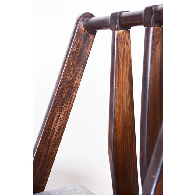 Beige Avant Garde Armchairs, Czechia, 1940s, Set of 2 For Sale - Image 8 of 16