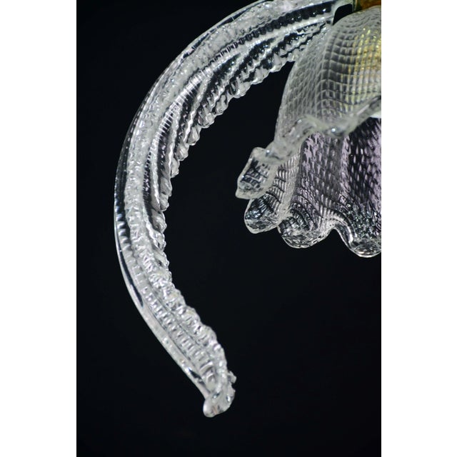 Transparent "Angel" Barovier E Toso Pendant Light, 1950s For Sale - Image 8 of 11
