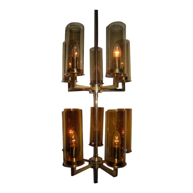 Mid 20th Century Swedish Chandelier by Hans-Agne Jakobsson For Sale