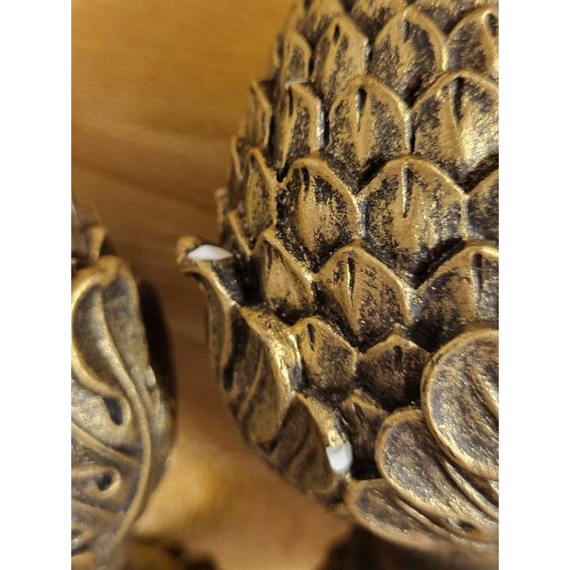 Ceramic 1990s French Style Ceramic Acorn Finials For Sale - Image 7 of 11