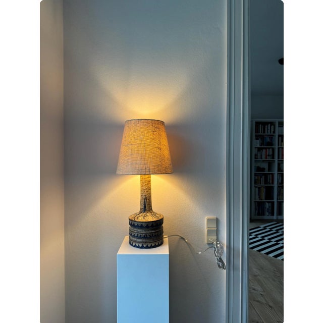 Ceramic Table Lamp by Jette Hellerøe for Axella, Denmark, 1960s For Sale - Image 6 of 9