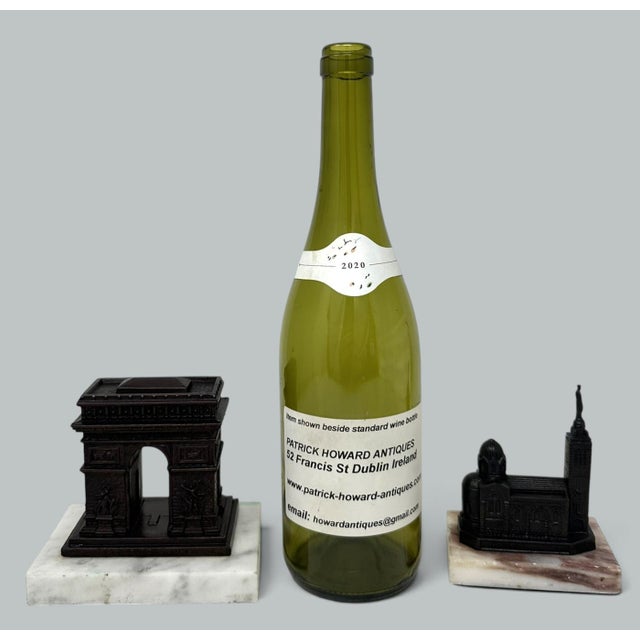 Absolutely Stunning Grand Tour style Patinated Bronze chisel cast example of the architectural model of the Arc de...