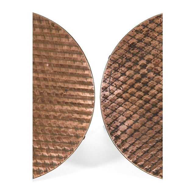 Copper Vintage Cocktail Tables with Copper Top, Set of 2 For Sale - Image 8 of 16