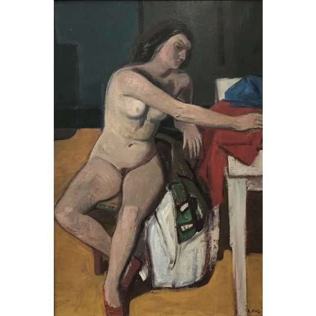 Work sold without frame. Artist born in 1898. Died in 1978. This piece has an attribution mark, I am sure that it is...