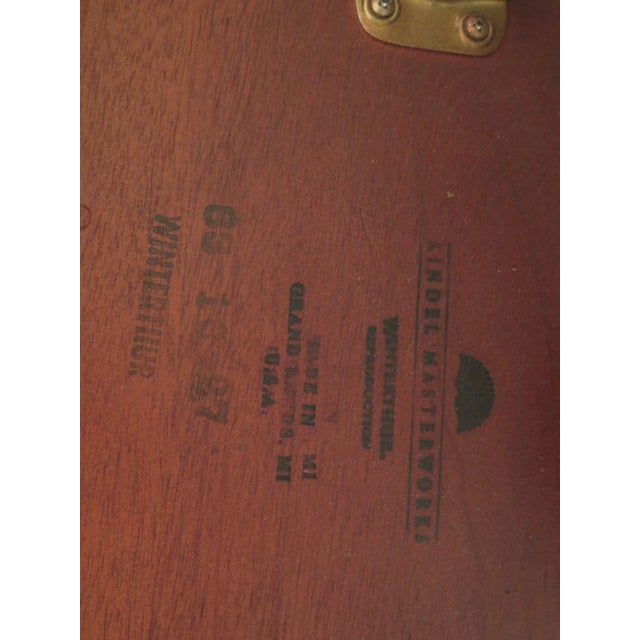 Traditional Kindel Winterthur Collection Mahogany Wide Dining Room Table For Sale - Image 12 of 13