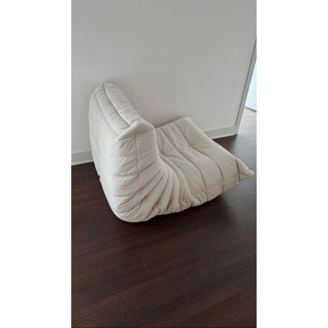 Authentic Ligne Roset Togo® Fireside Chair in the coveted Snowman colorway from the Design Within Reach x Ligne Roset...