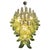 Metal Nickel and Green Murano Glass Chandeliers, 1990s, Set of 2 For Sale - Image 7 of 16