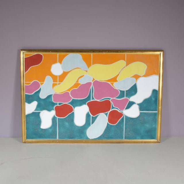 Jan Snoeck, Ceramics Arwork, Netherlands, 1990s, Ceramic, Framed For Sale - Image 4 of 8