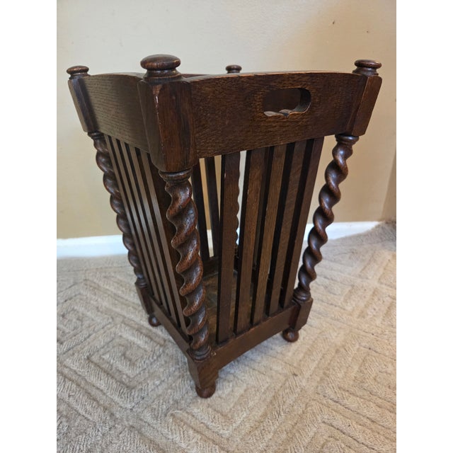 Stickley Brothers Stickley Brothers Umbrella Stand For Sale - Image 4 of 8