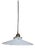 White Opaline Glass Pendant Light, 1920 For Sale