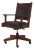 Stickley Mission Oak Leather Desk Chair For Sale