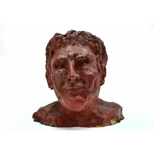 1960s Sirio Pellegrini, Portrait, Terracotta Sculpture, 1960s For Sale - Image 5 of 5