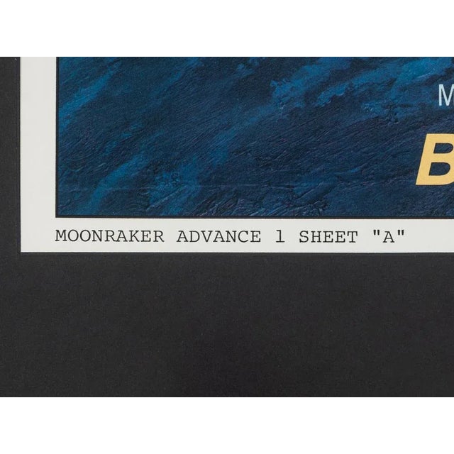 Moonraker Film Announcement Poster with Roger Moore For Sale - Image 9 of 14